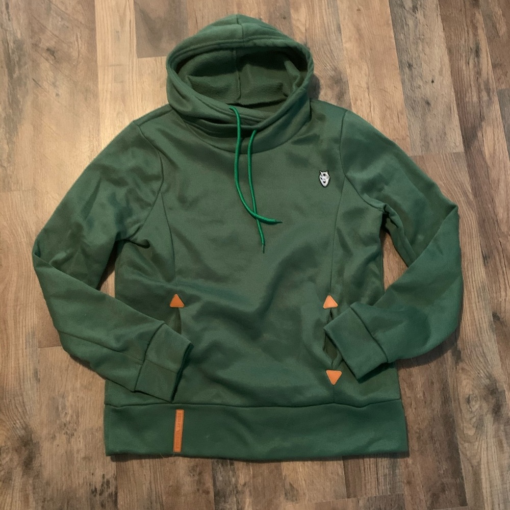 Green Hoodie Sweatshirt